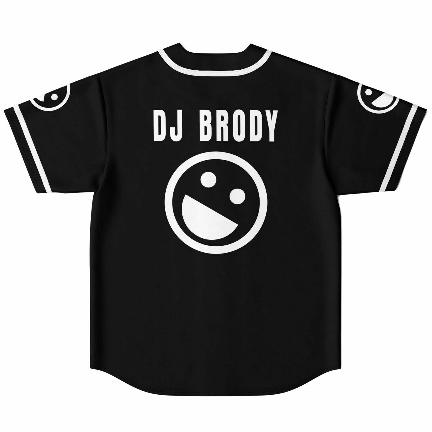 Black & White Line Art Reversible Baseball Jersey