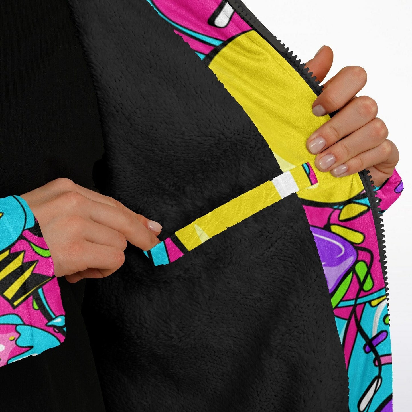Bright Kawaii Candy Rave Cloak