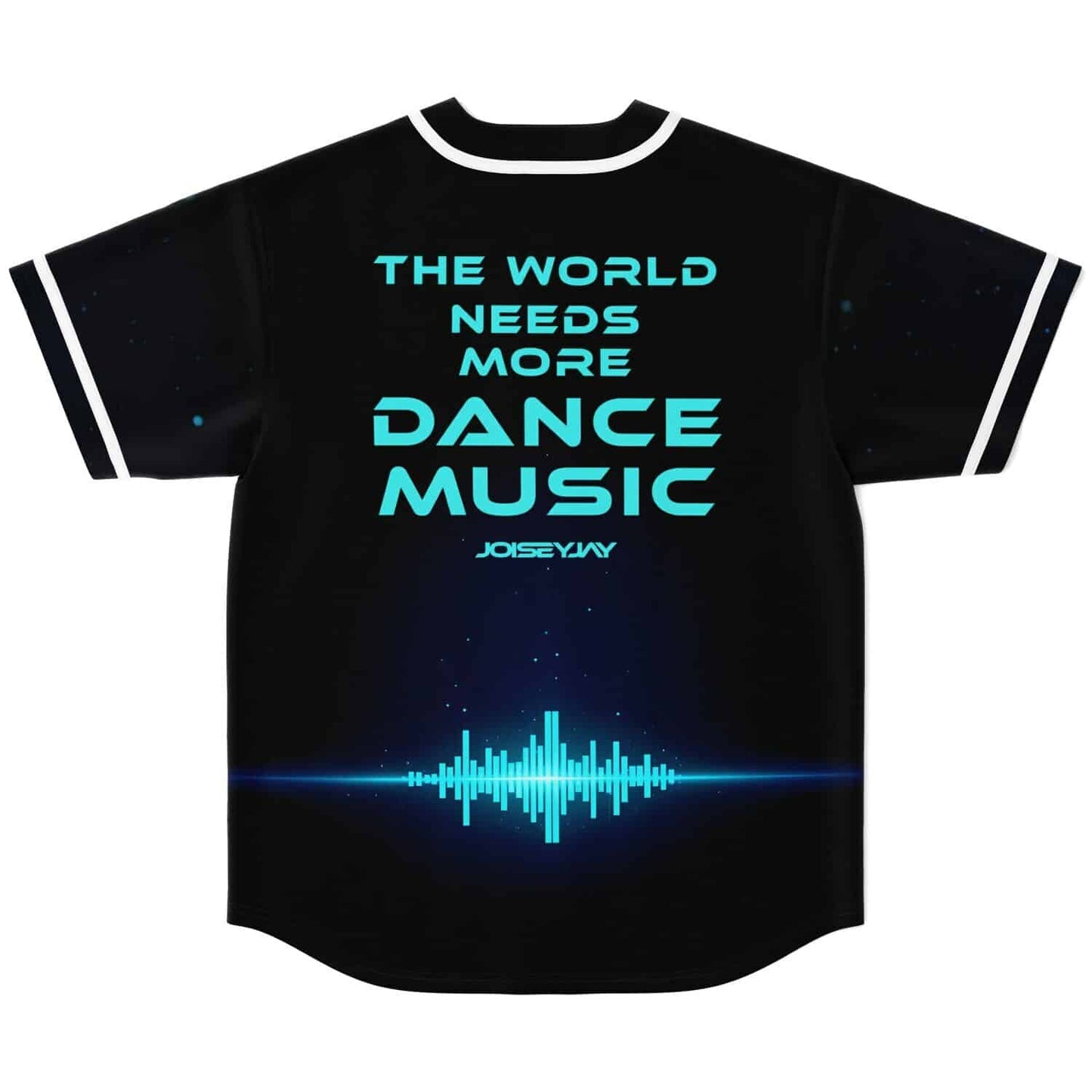Joisey Jay Black Starry Galaxy Rave Baseball Jersey