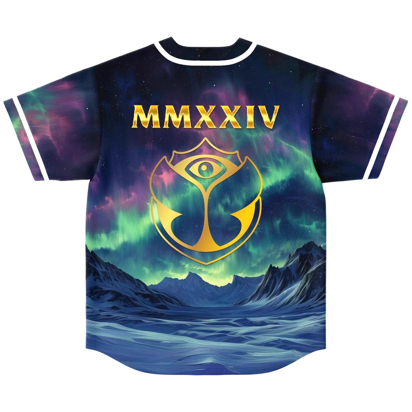 Tomorrowland Deep Blue Rave Baseball Jersey