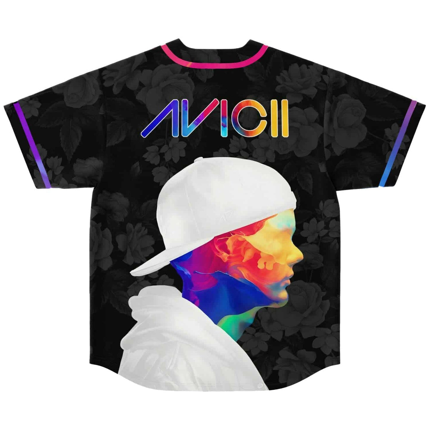 Avicii Black Rave Baseball Jersey