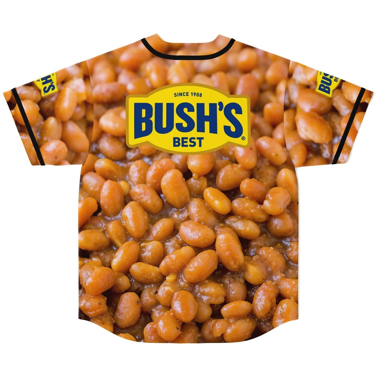 Orange Photorealistic Close Rave Baseball Jersey