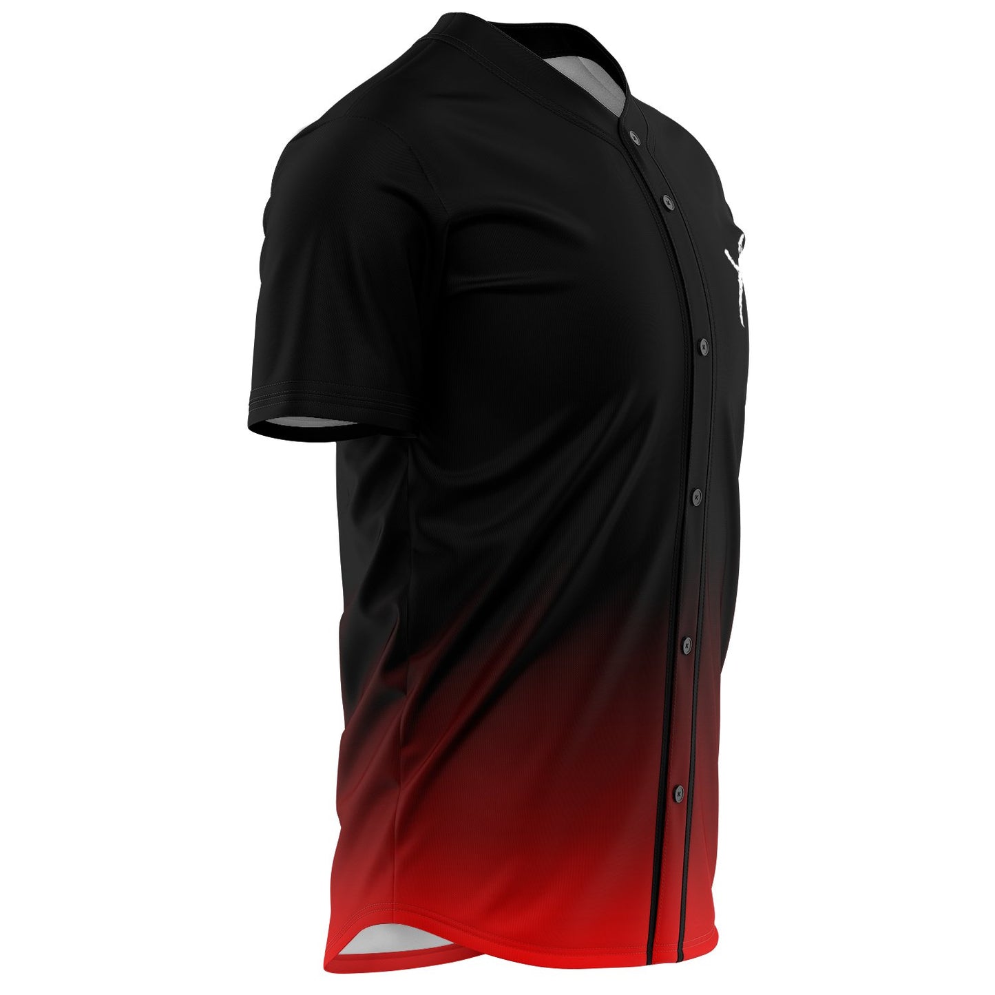 Black Red Weeknd Xo Rave Baseball Jersey