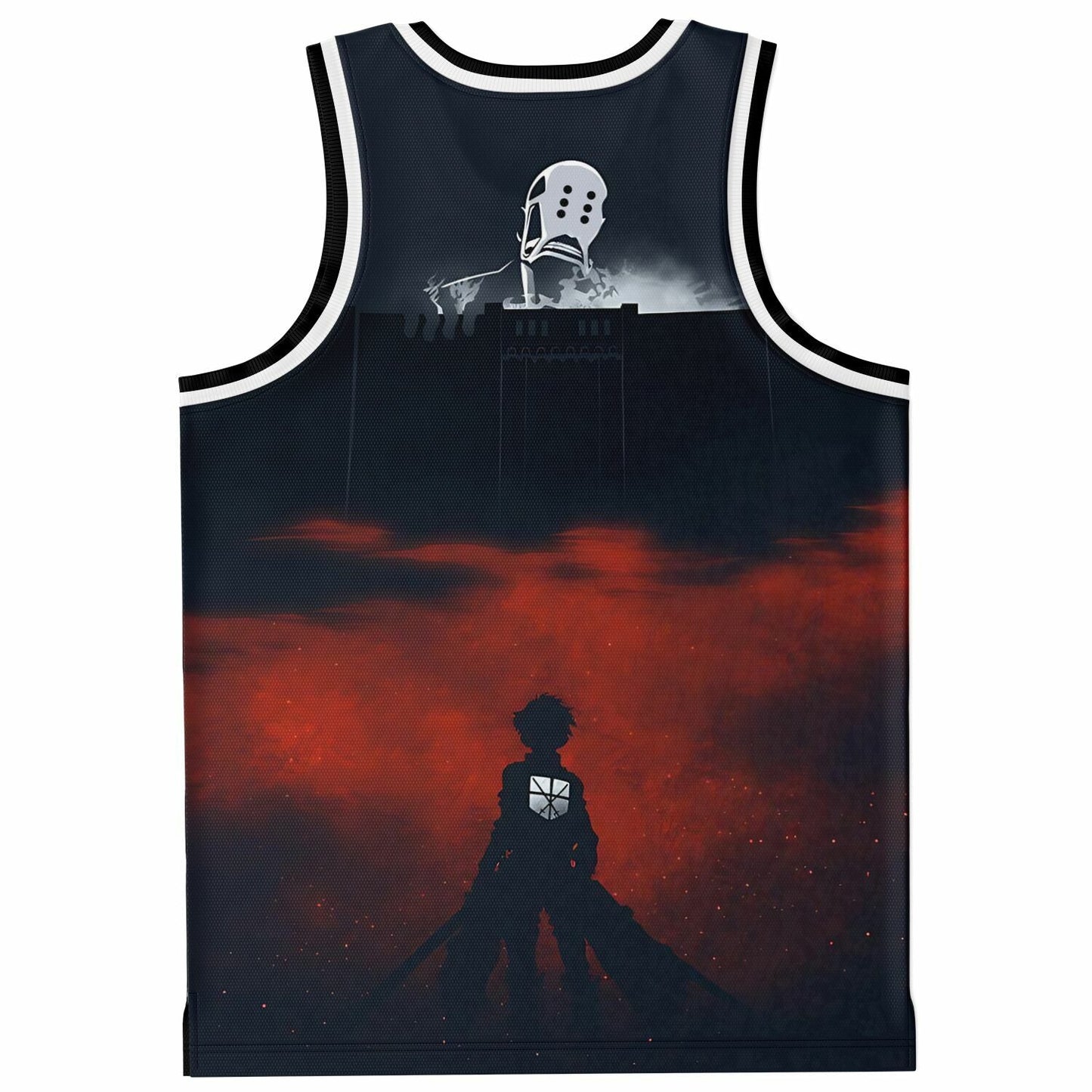 YHETI Black Body Wordmark Rave Basketball Jersey