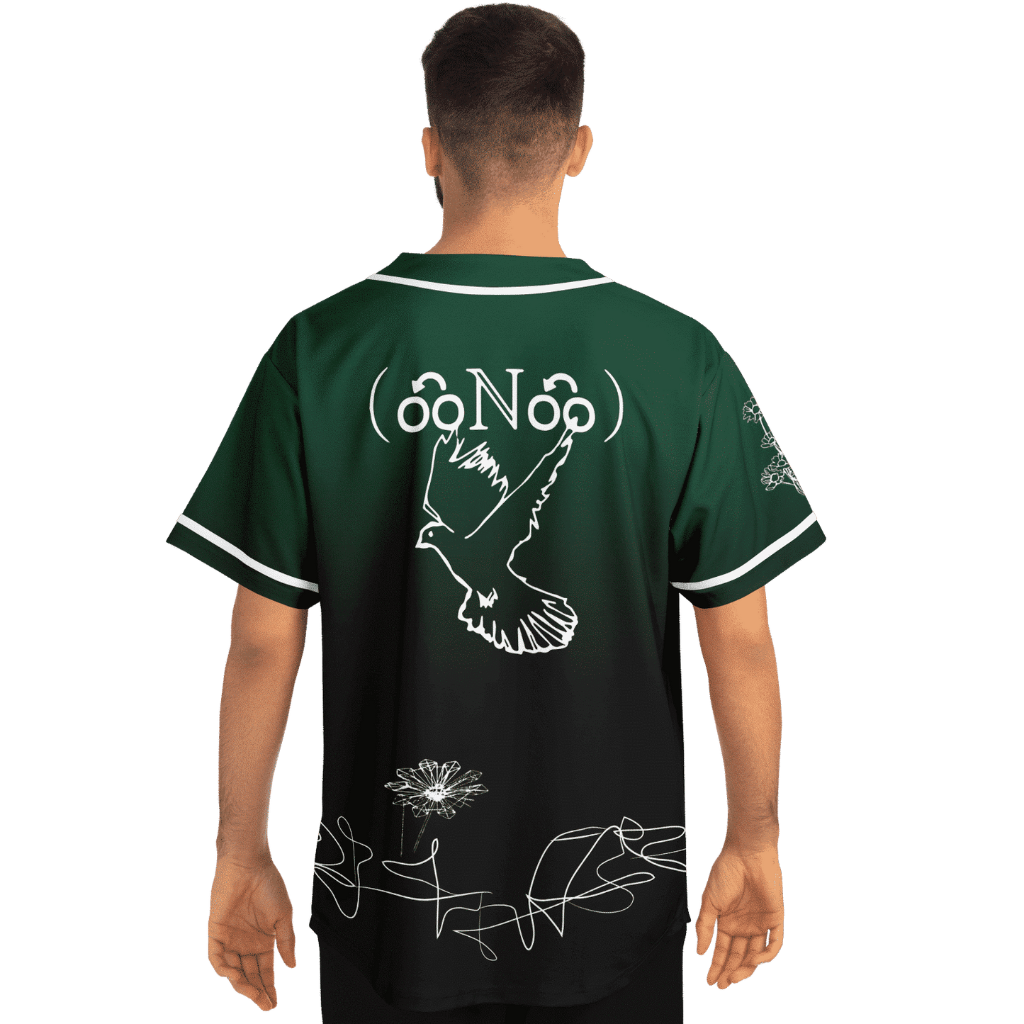 Porter Robinson Dark Forest Hand Drawn Rave Baseball Jersey