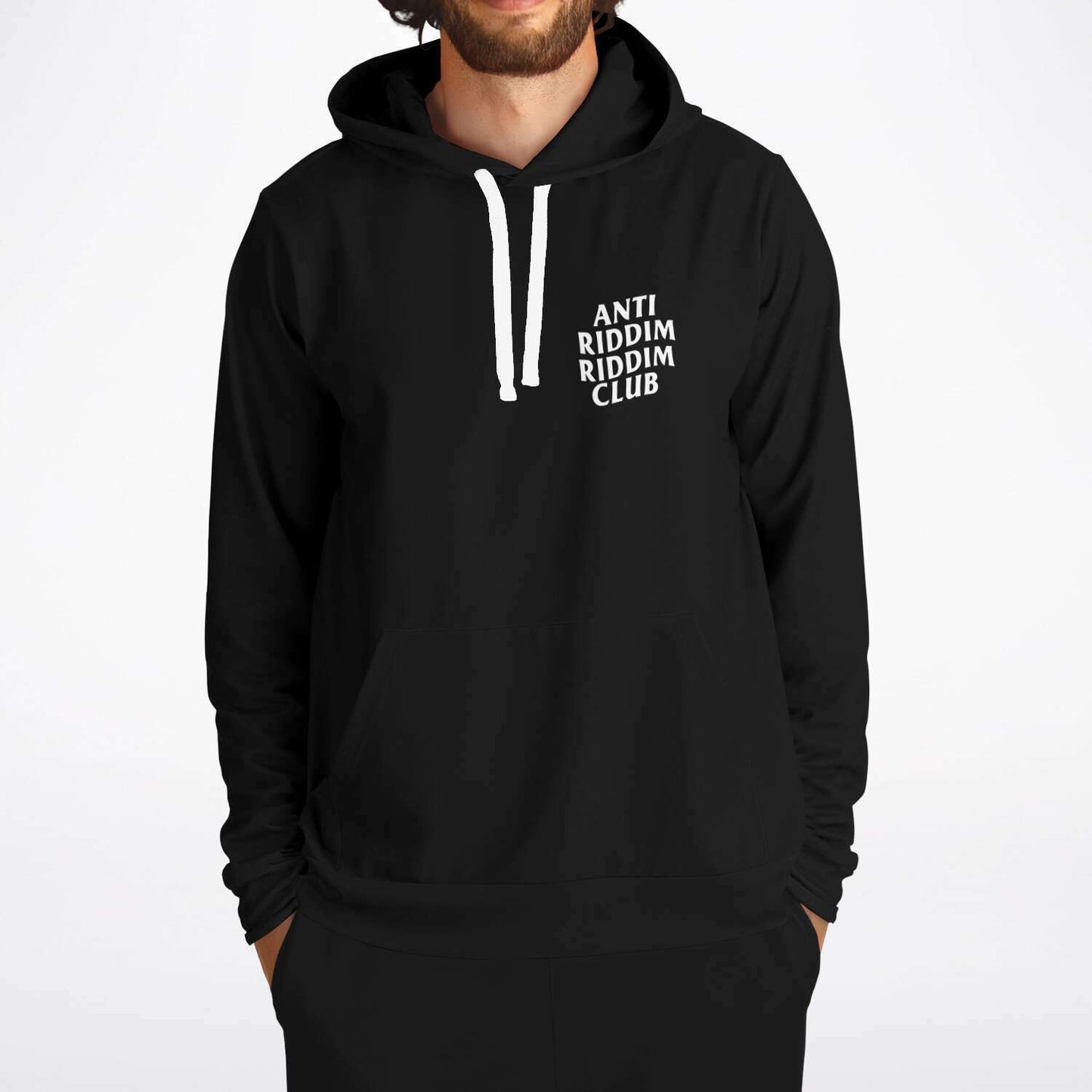 Anti Riddim Riddim Club Black Rave Hoodie