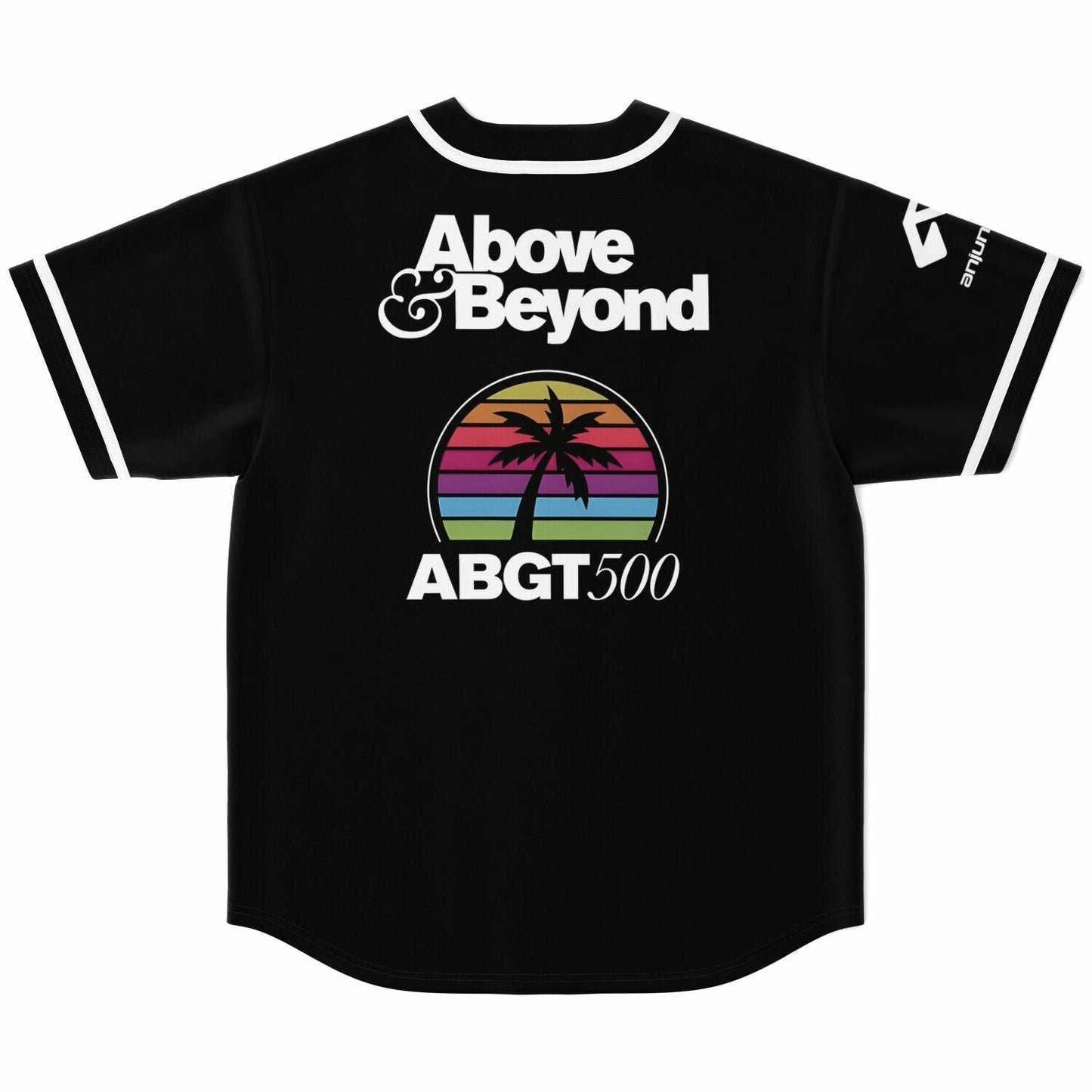 Above & Beyond Black Palm Tree Rave Baseball Jersey