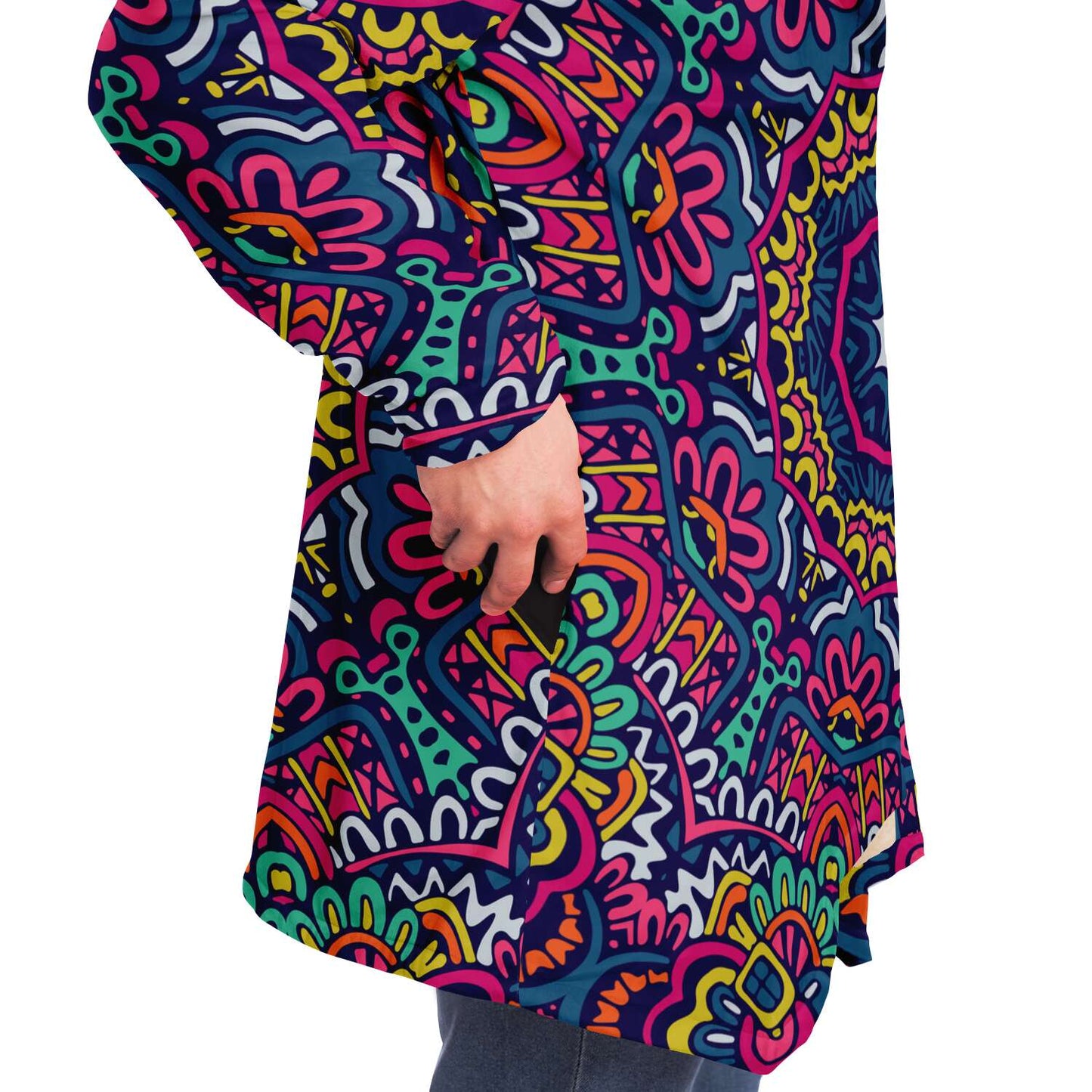 Tribal custom hooded cloak