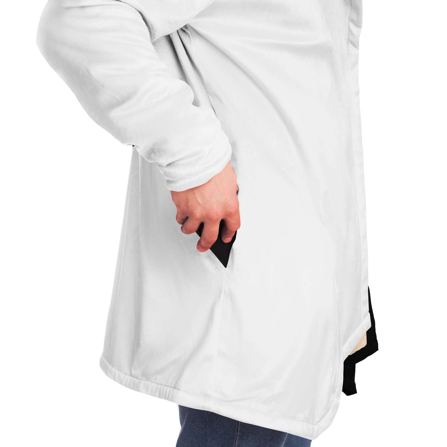 Marshmello Black White Dripping Smiley Rave Cloak