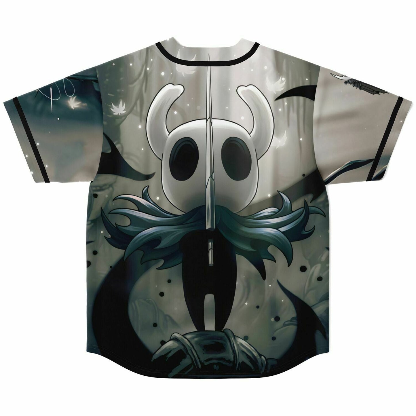 Muted Grey Hollow Knight Rave Baseball Jersey