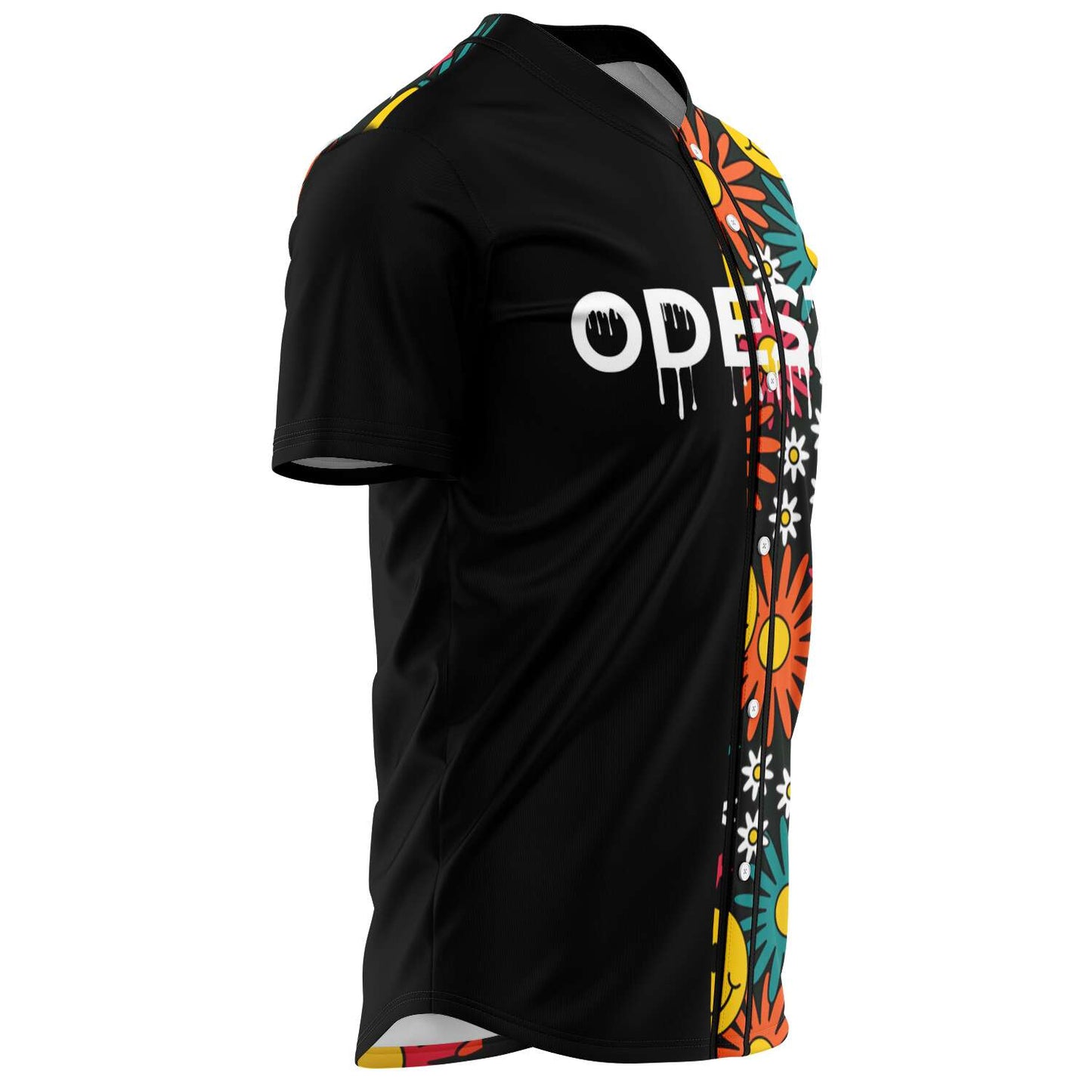ODESZA Black Split Half Rave Baseball Jersey