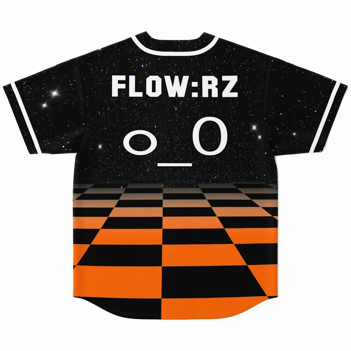 Black Starry Night Sky Rave Baseball Jersey