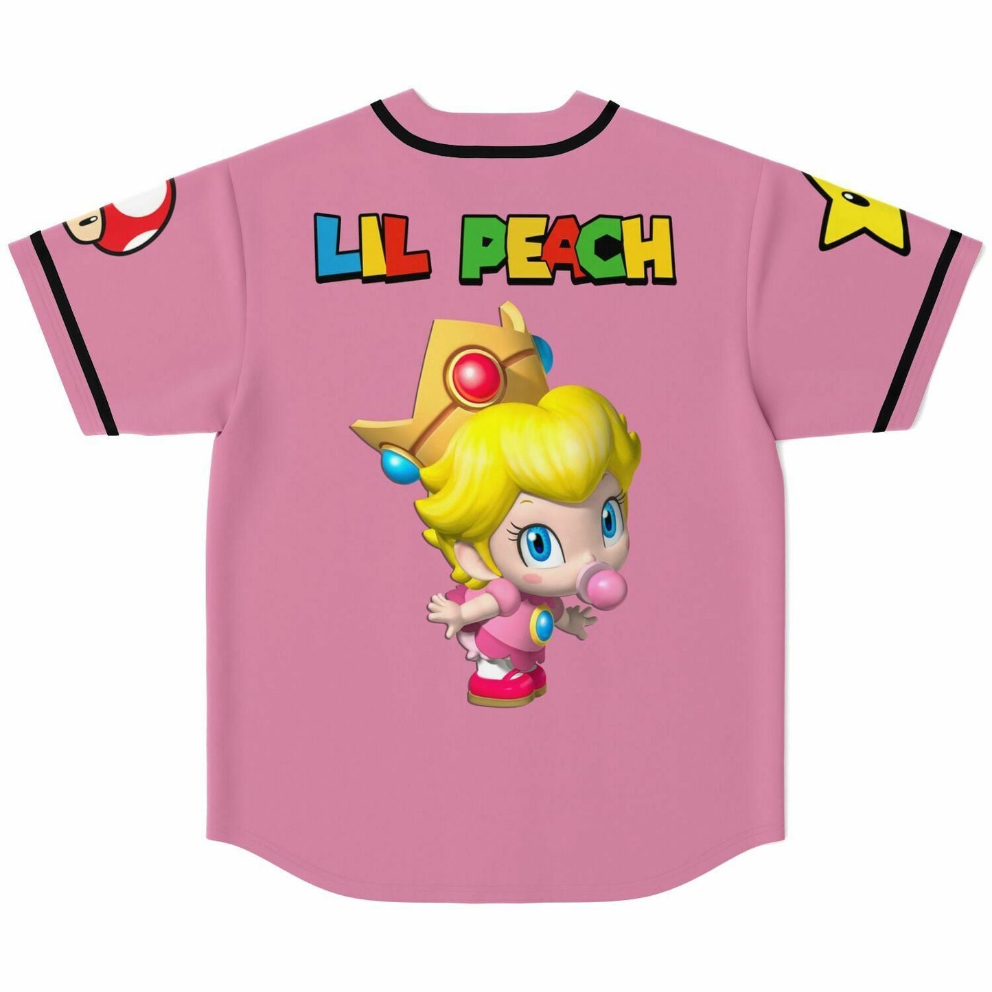 Pink Baby Princess Rave Baseball Jersey