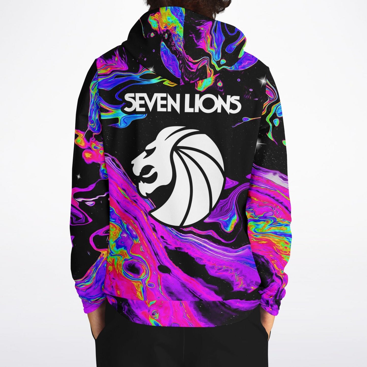 Seven Lions Oil Slick Galaxy Rave Hoodie
