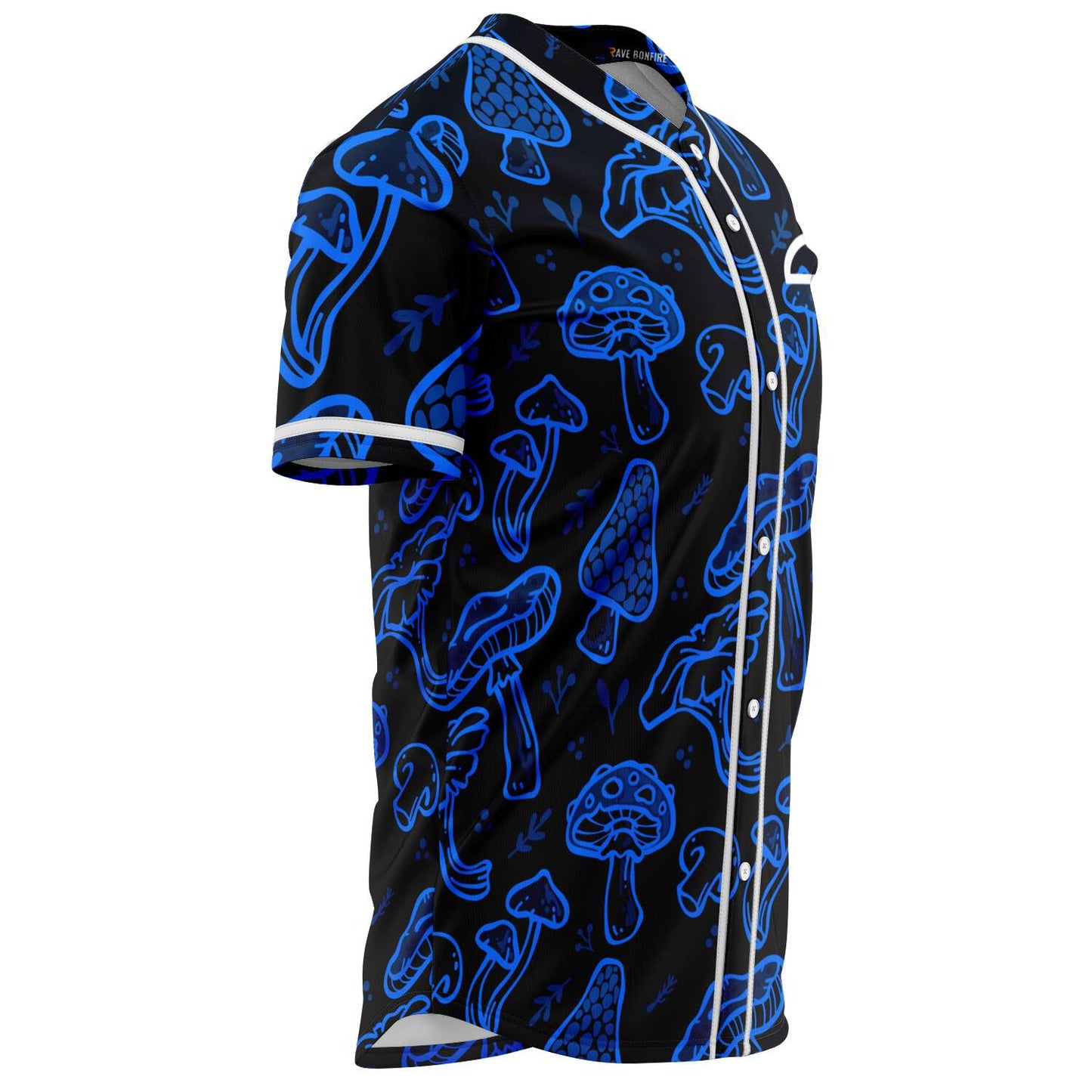 Infected Mushroom Black Psychedelic Mushrooms Rave Baseball Jersey