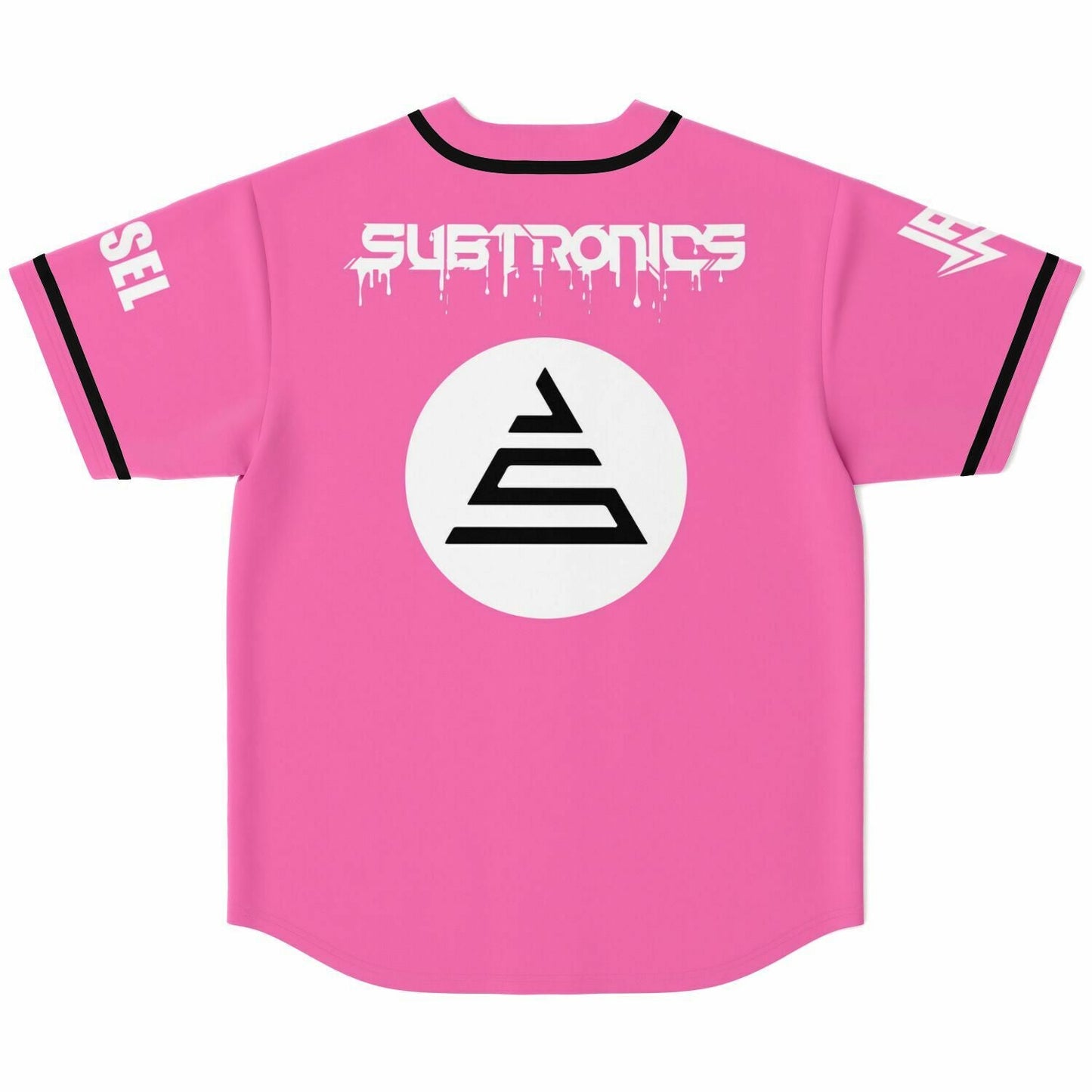 Subtronics Hot Pink Snake Pit Rave Baseball Jersey