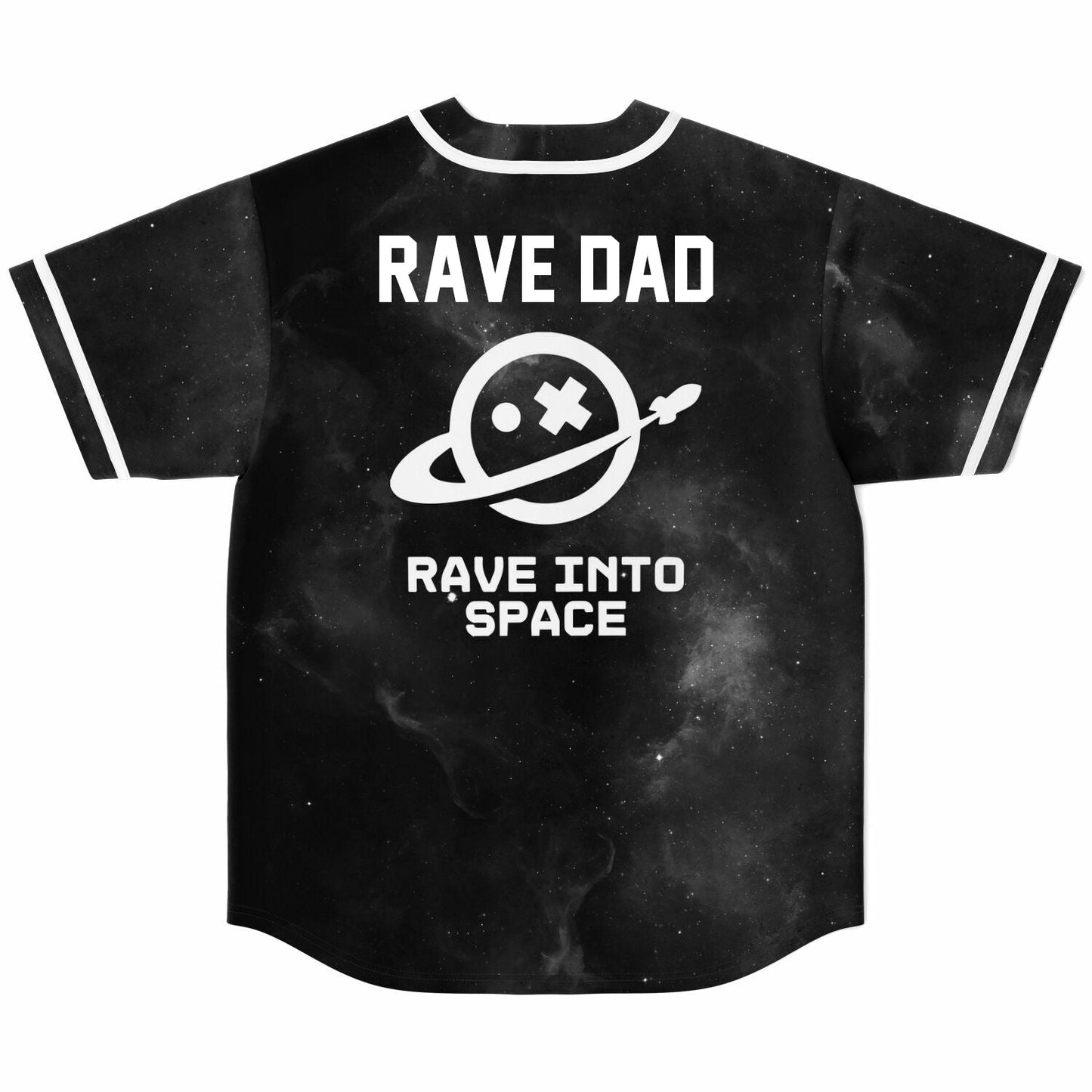 Sub Zero Project Black Grey Monochrome Starfield Rave Baseball Jersey