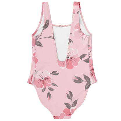 Soft Pink Hibiscus Rave Swimsuit