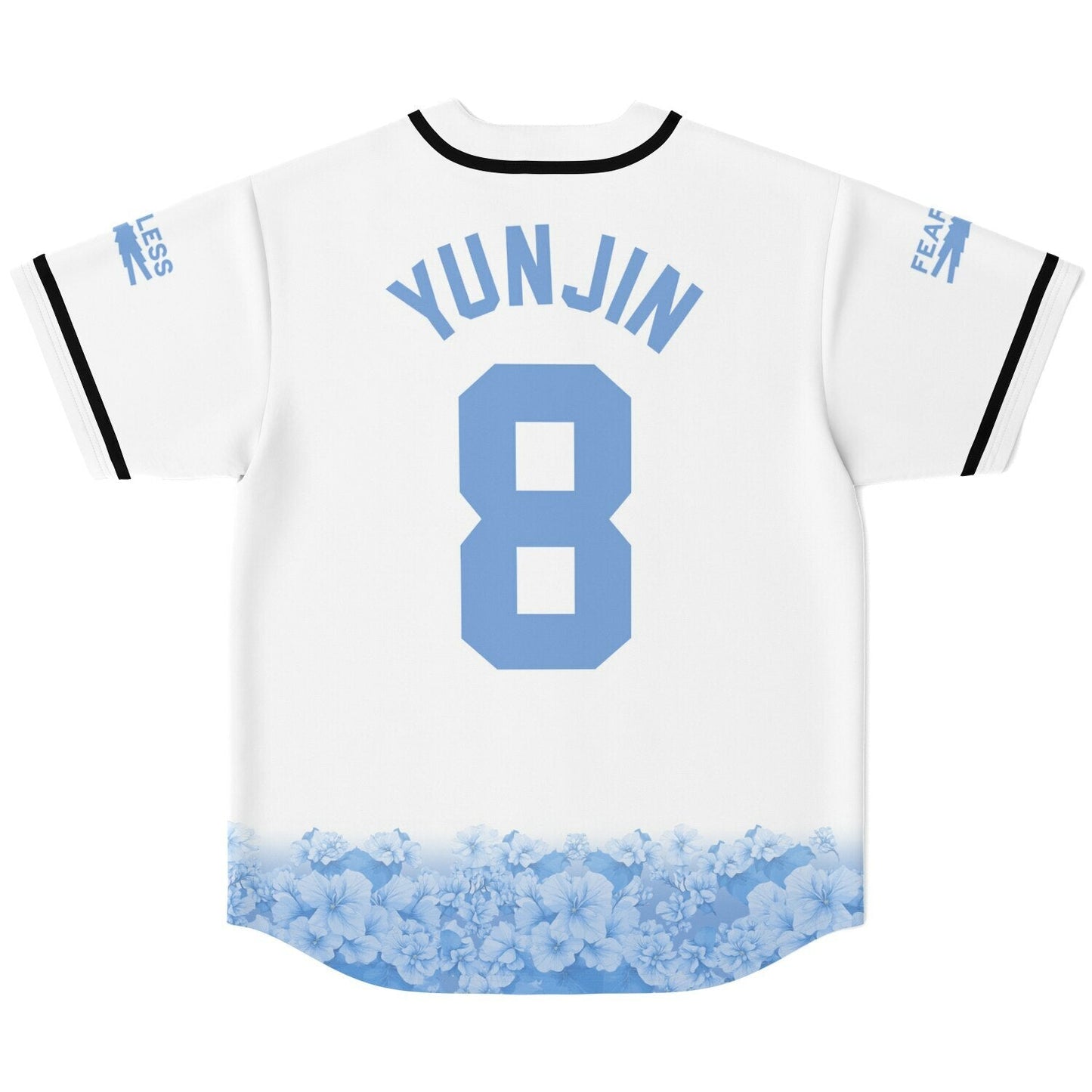White ‘Fearless’ Lightning Rave Baseball Jersey
