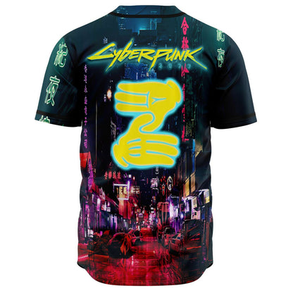 Zedd Dark Teal Neon Lit Rave Baseball Jersey
