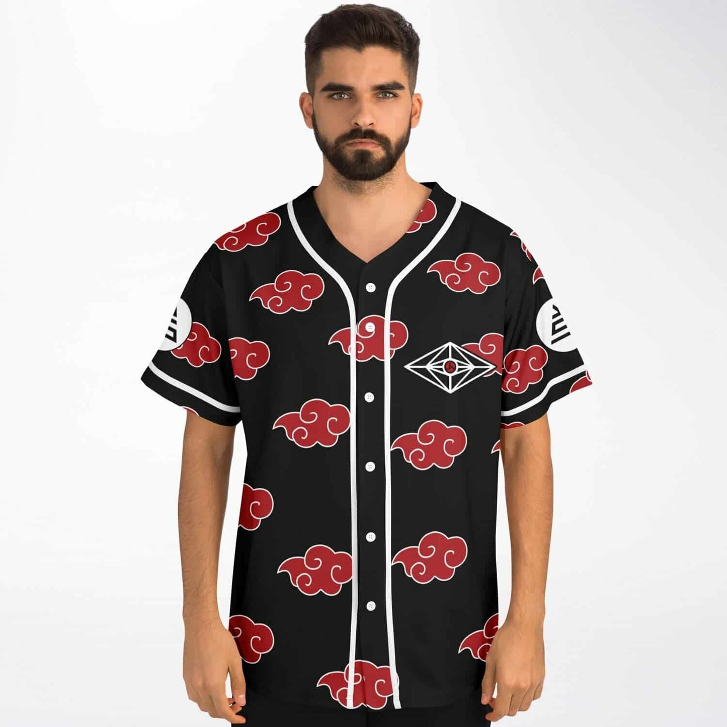 Excision Black Akatsuki Red Rave Baseball Jersey