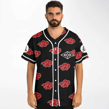 Excision Black Akatsuki Red Rave Baseball Jersey