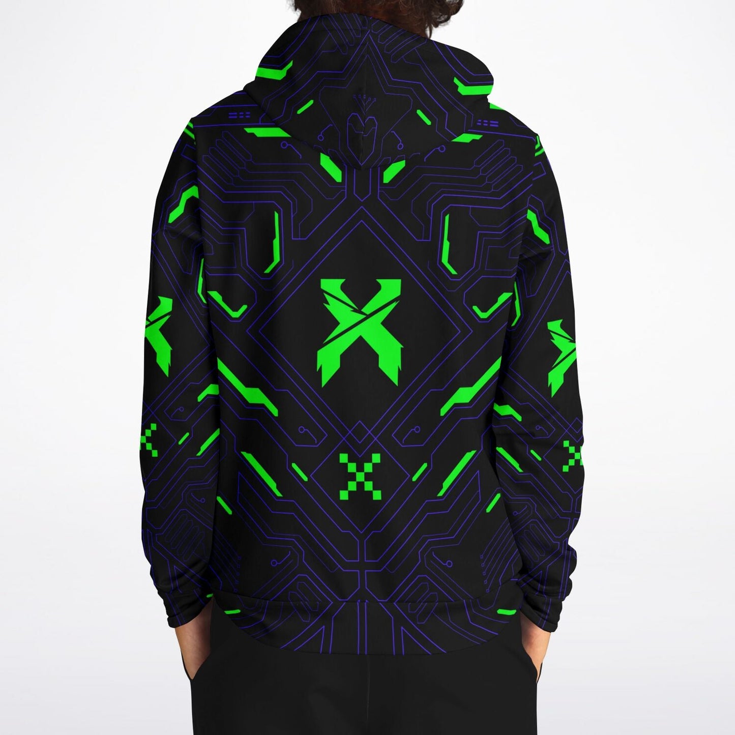 Excision Cyberpunk Circuit Rave Hoodie