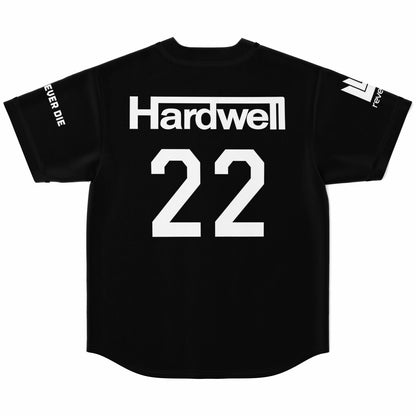 Hardwell Black Photographic Image Rave Baseball Jersey