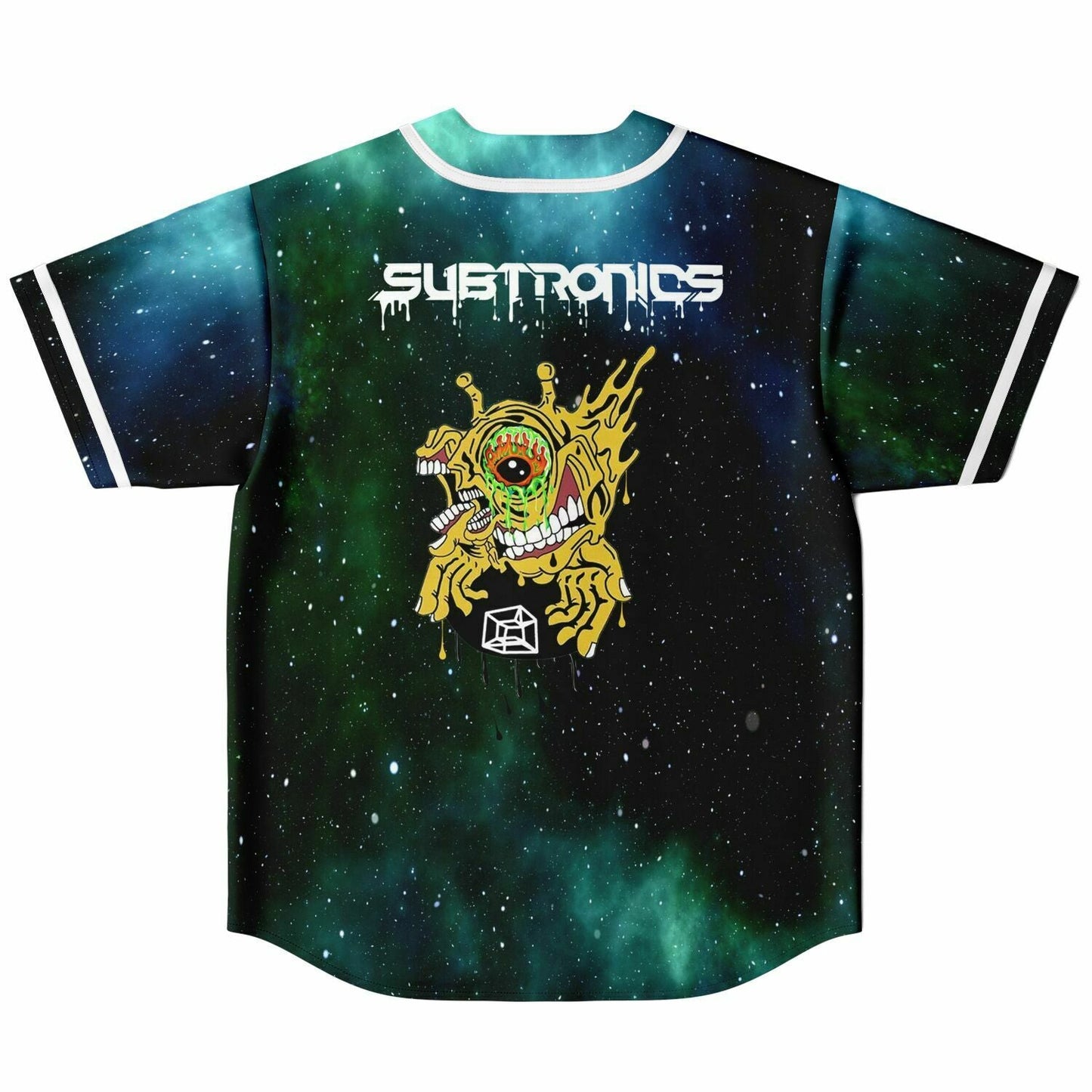 Subtronics Green Galaxy Cyclops Reversible Baseball Jersey