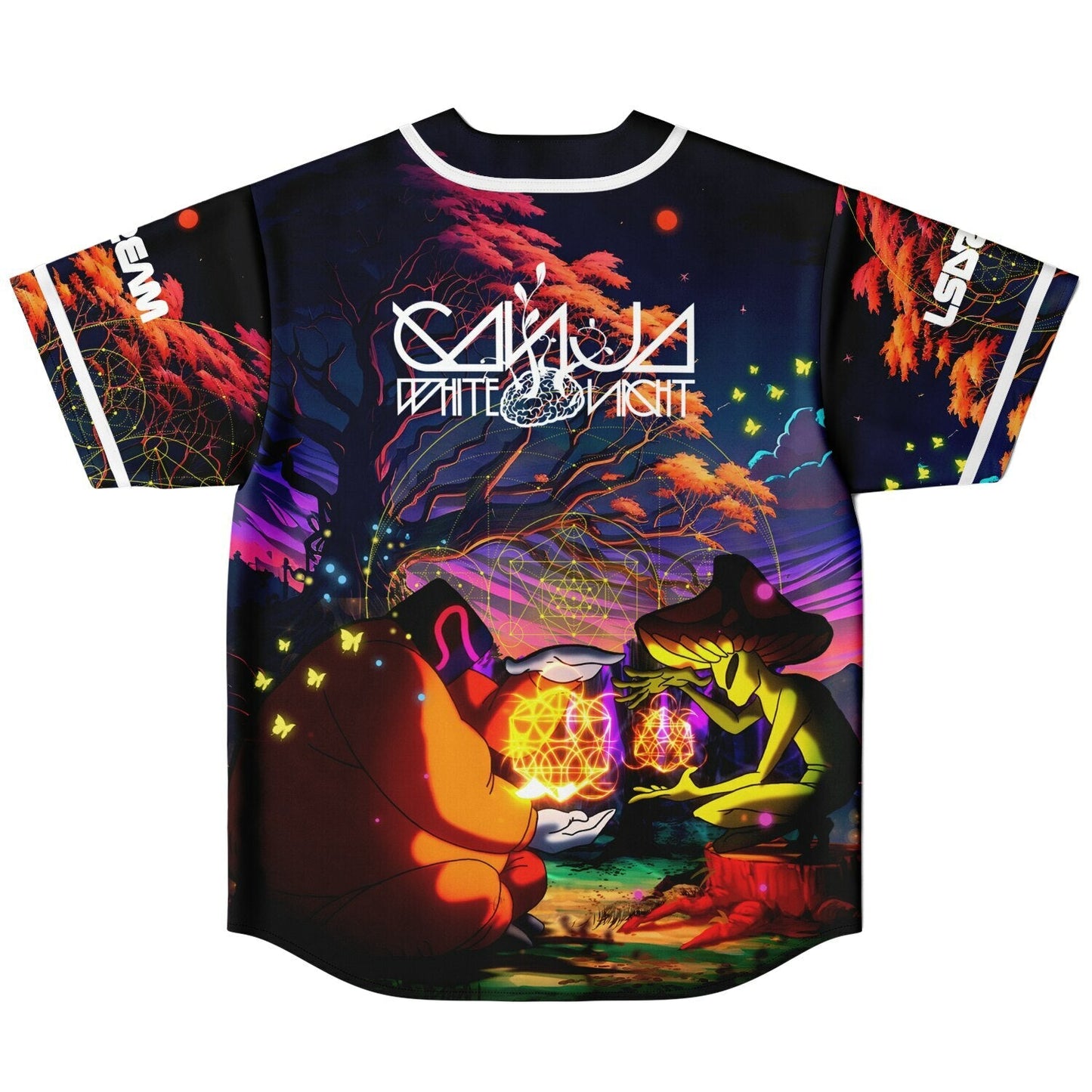 Boogie T x Ganja White Night Reversible Baseball Jersey