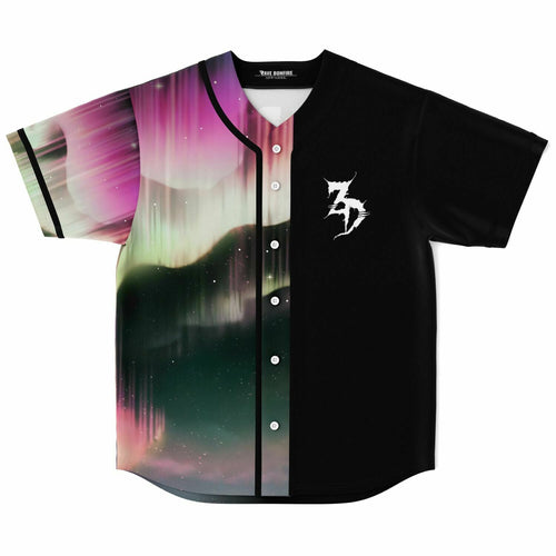 Zeds Dead Black Aurora Borealis Rave Baseball Jersey