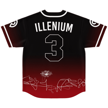 Zedd Black Deep Circular Z Rave Baseball Jersey