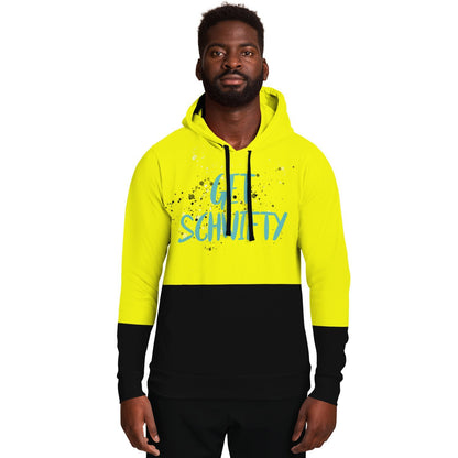 Get Schwifty Retrowave Yellow Rave Hoodie