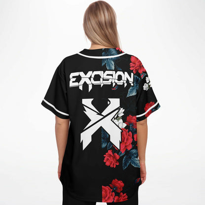 Excision Black Split Rave Baseball Jersey