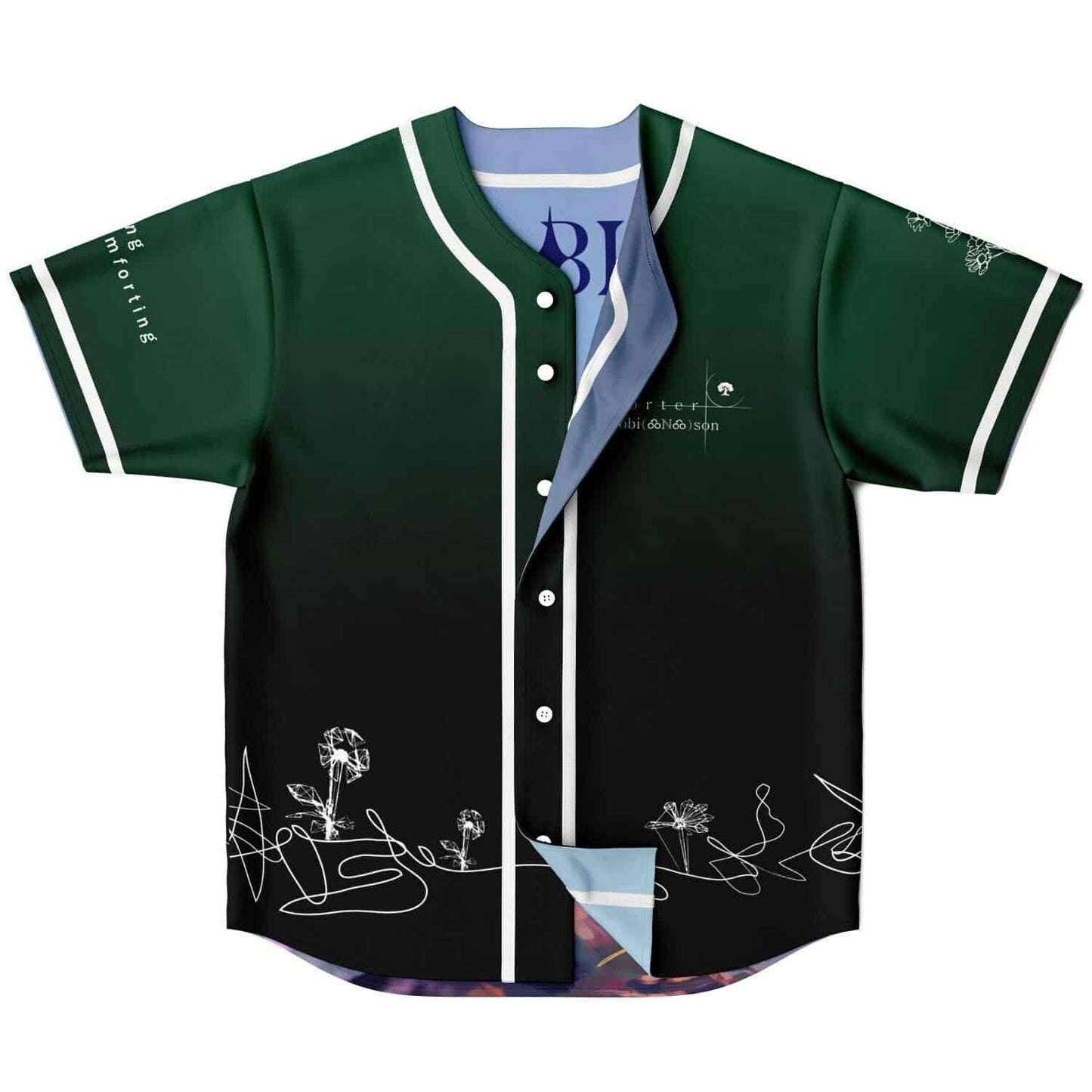 Dabin Sanctuary Anime Fantasy Reversible Baseball Jersey