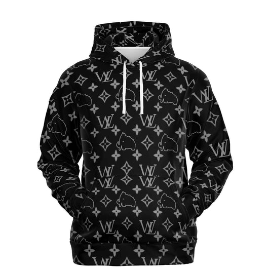 Wooli Monogram Black Rave Hoodie