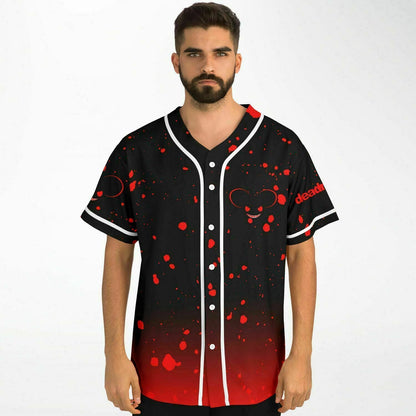 deadmau5 Black Red Mouse Head Rave Baseball Jersey