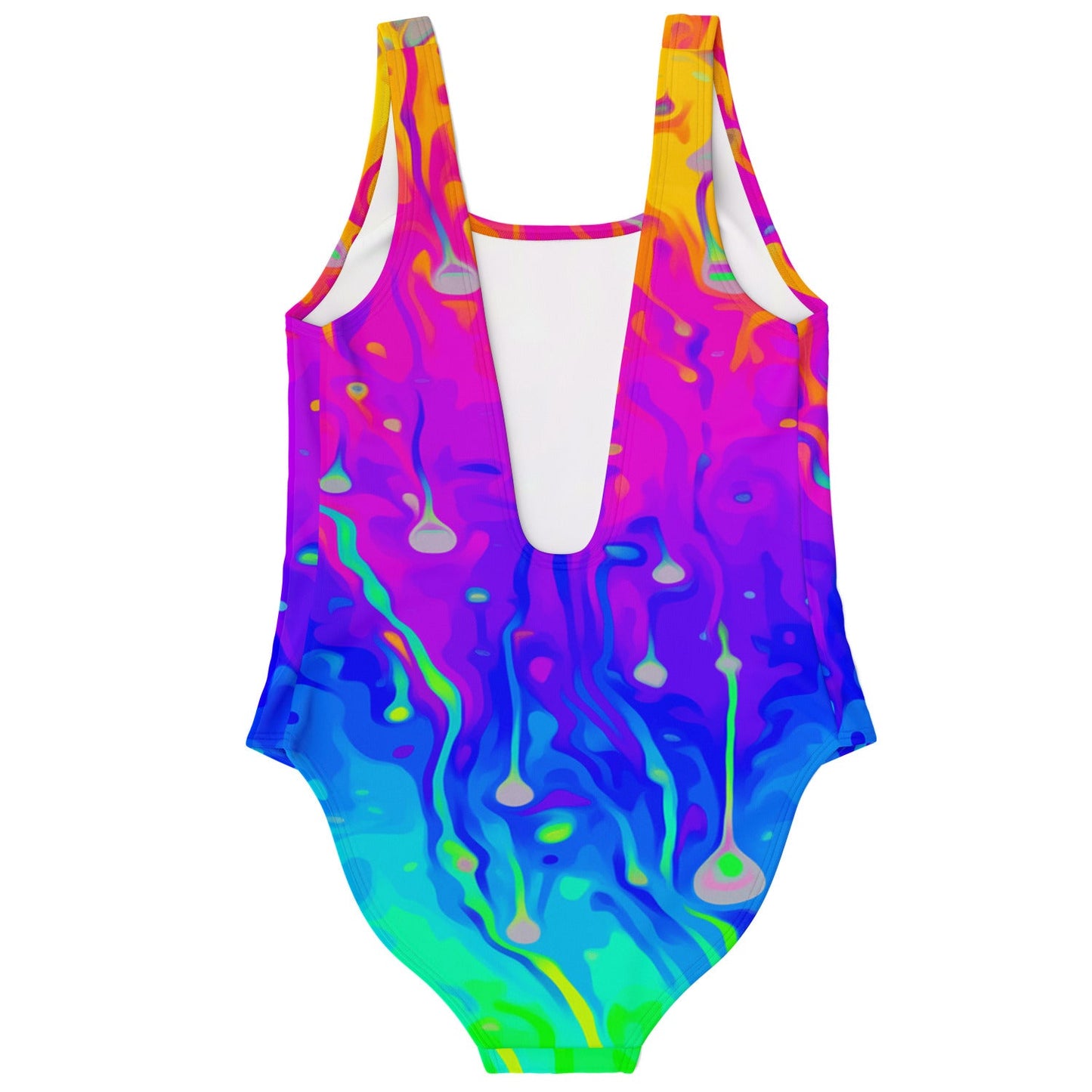 Gradient Hot Dripping Rave Swimsuit