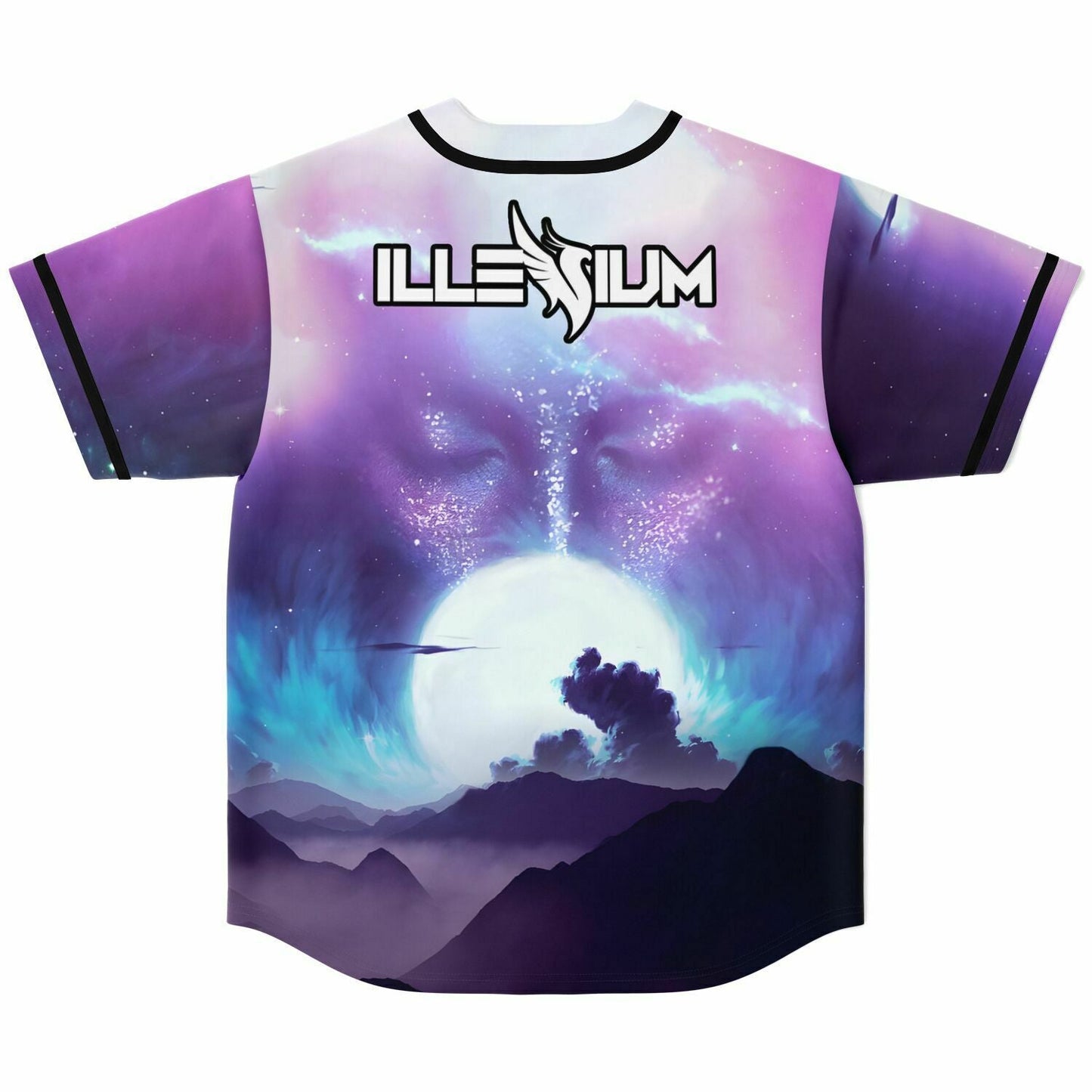ILLENIUM Purple Galaxy Rave Baseball Jersey