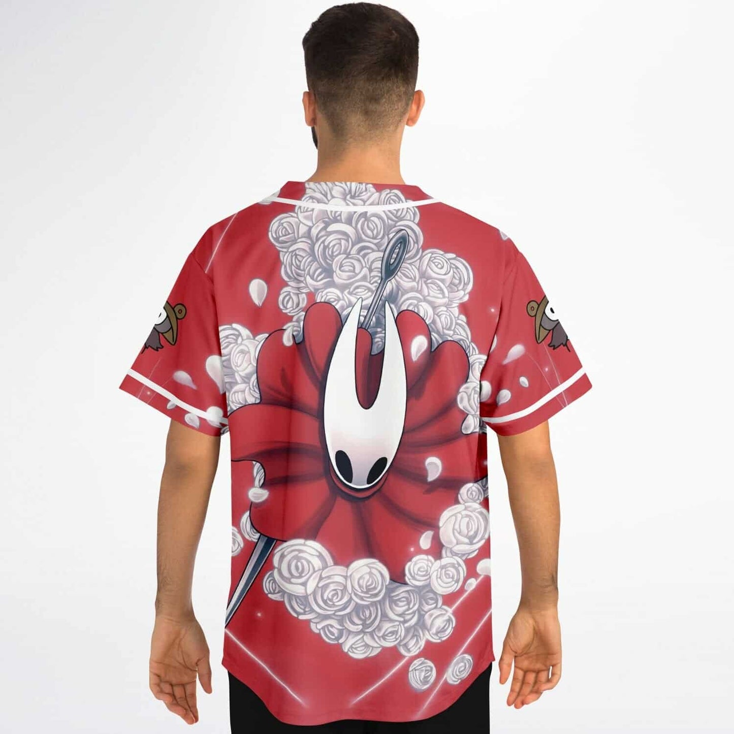Red White Masked Rave Baseball Jersey