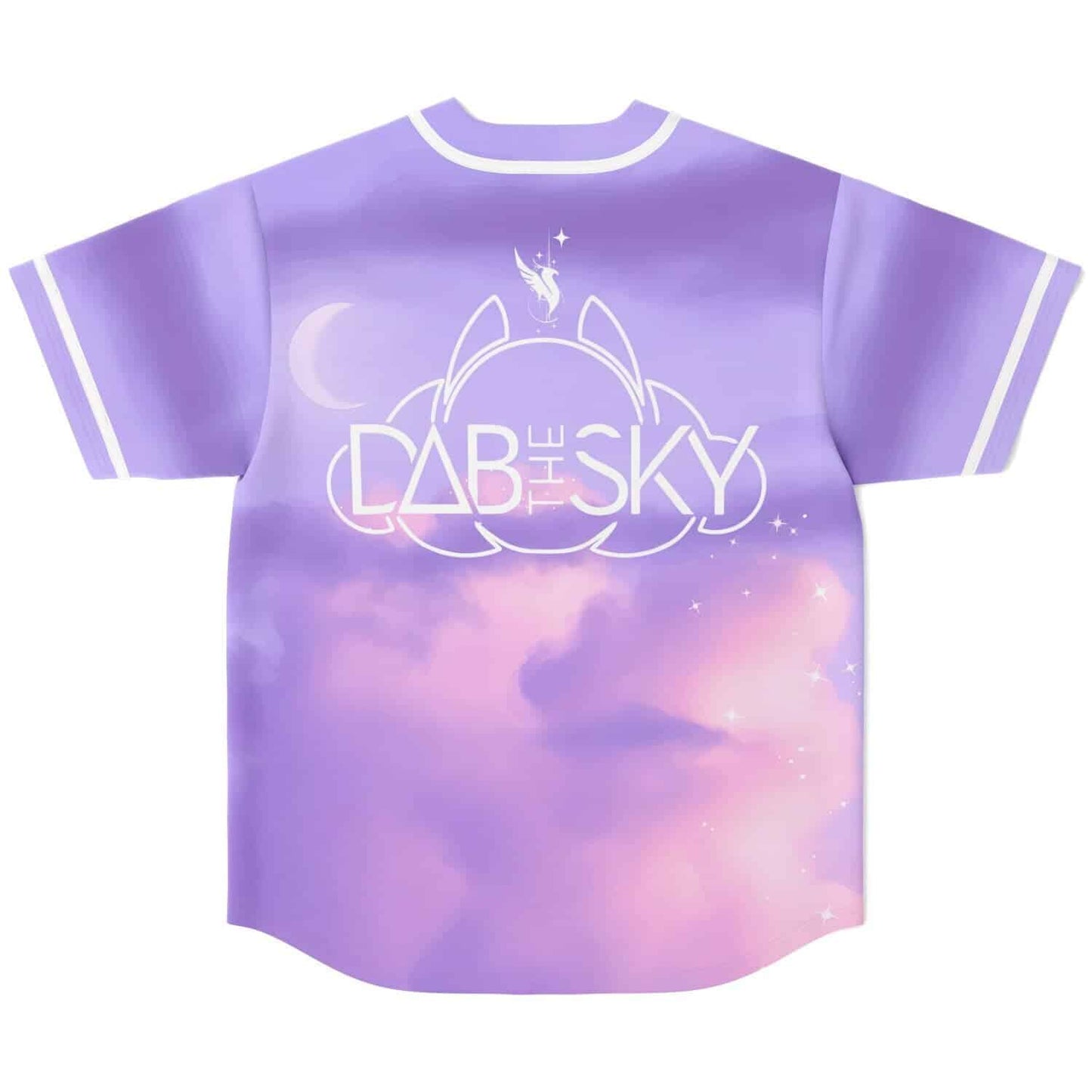 Pastel Purple Dreamy Sky Rave Baseball Jersey
