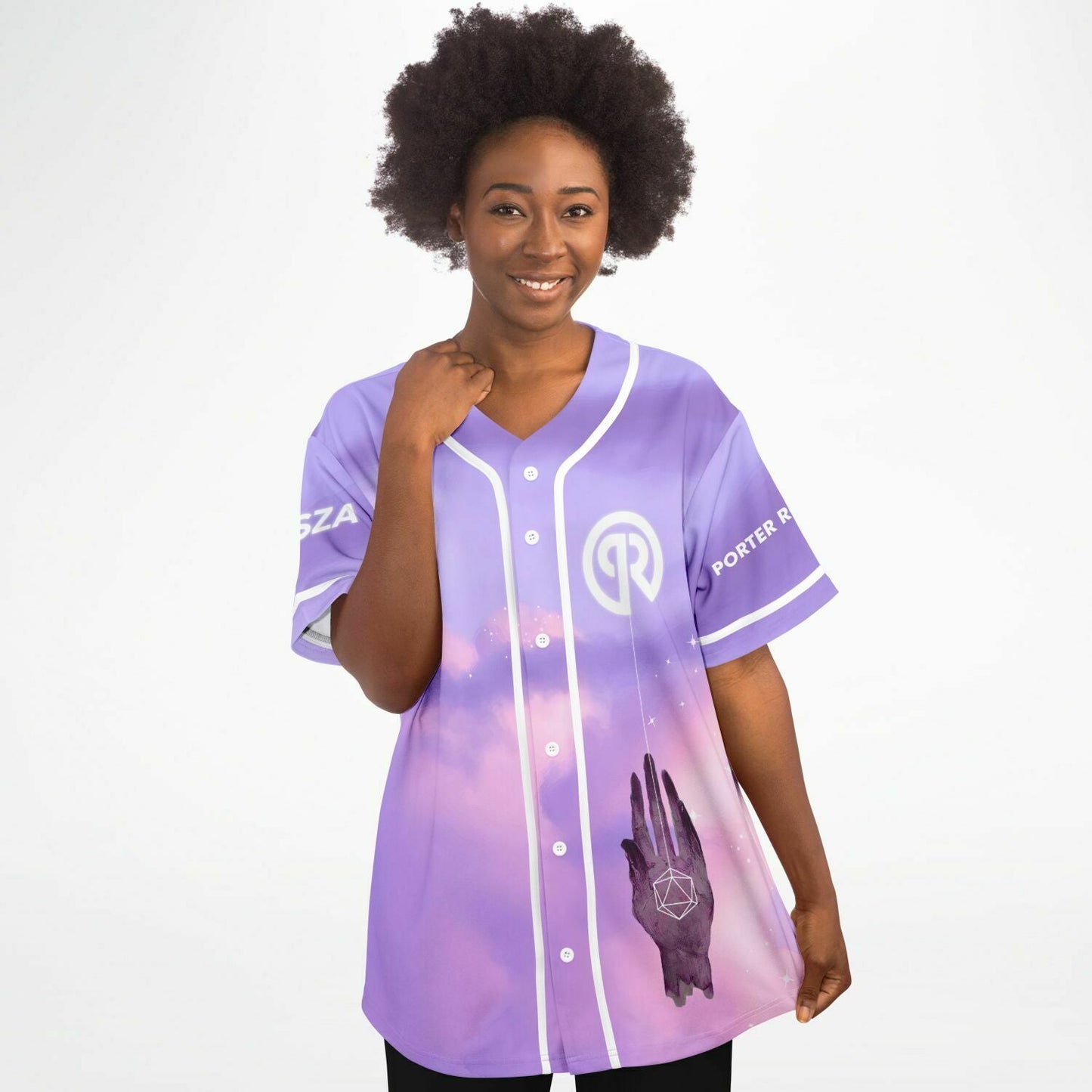 Porter Robinson Pastel Lilac Dreamy Sky Rave Baseball Jersey