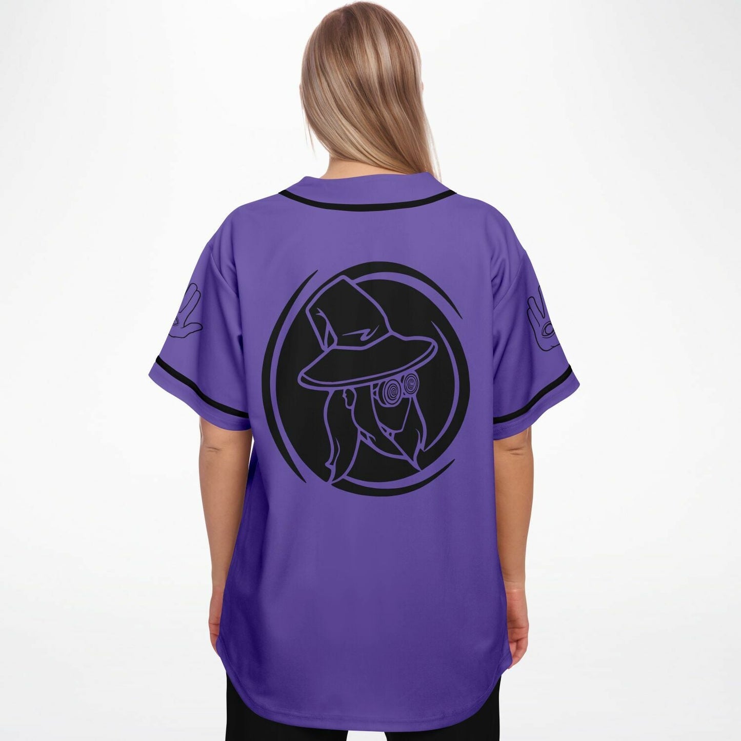 Rezz Purple Wordmark Rave Baseball Jersey