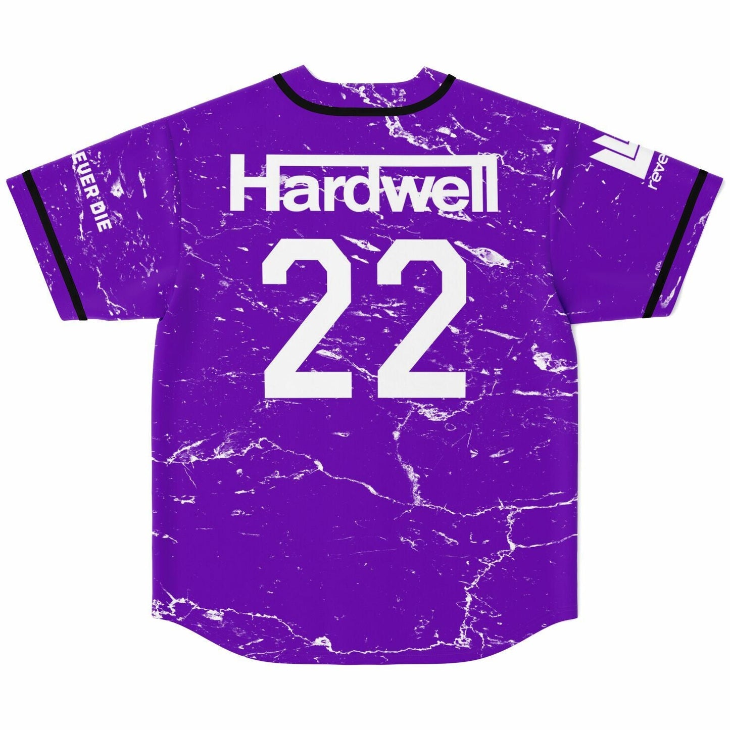 Hardwell Purple Marble Rave Baseball Jersey