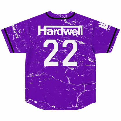 Hardwell Purple Marble Rave Baseball Jersey