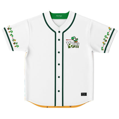 White Super Mario Rave Baseball Jersey