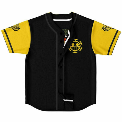 One Piece Straw Hat Anime Reversible Baseball Jersey