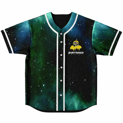 Subtronics Green Galaxy Cyclops Reversible Baseball Jersey