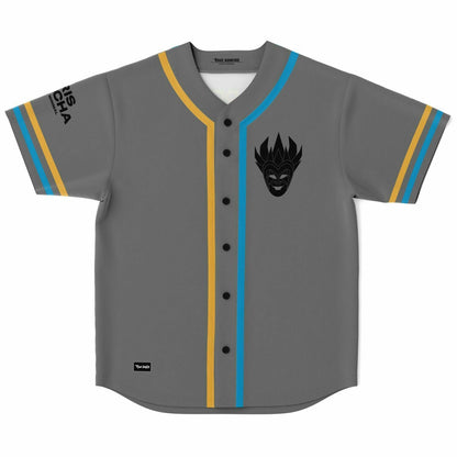 Boris Brejcha Grey Black Joker Rave Baseball Jersey