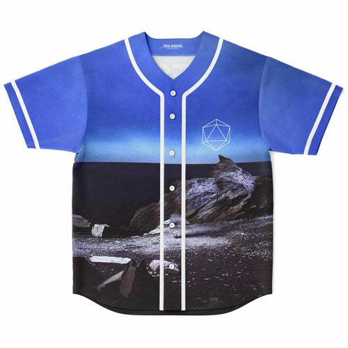 ODESZA Bright Blue Photographic Beach Rave Baseball Jersey